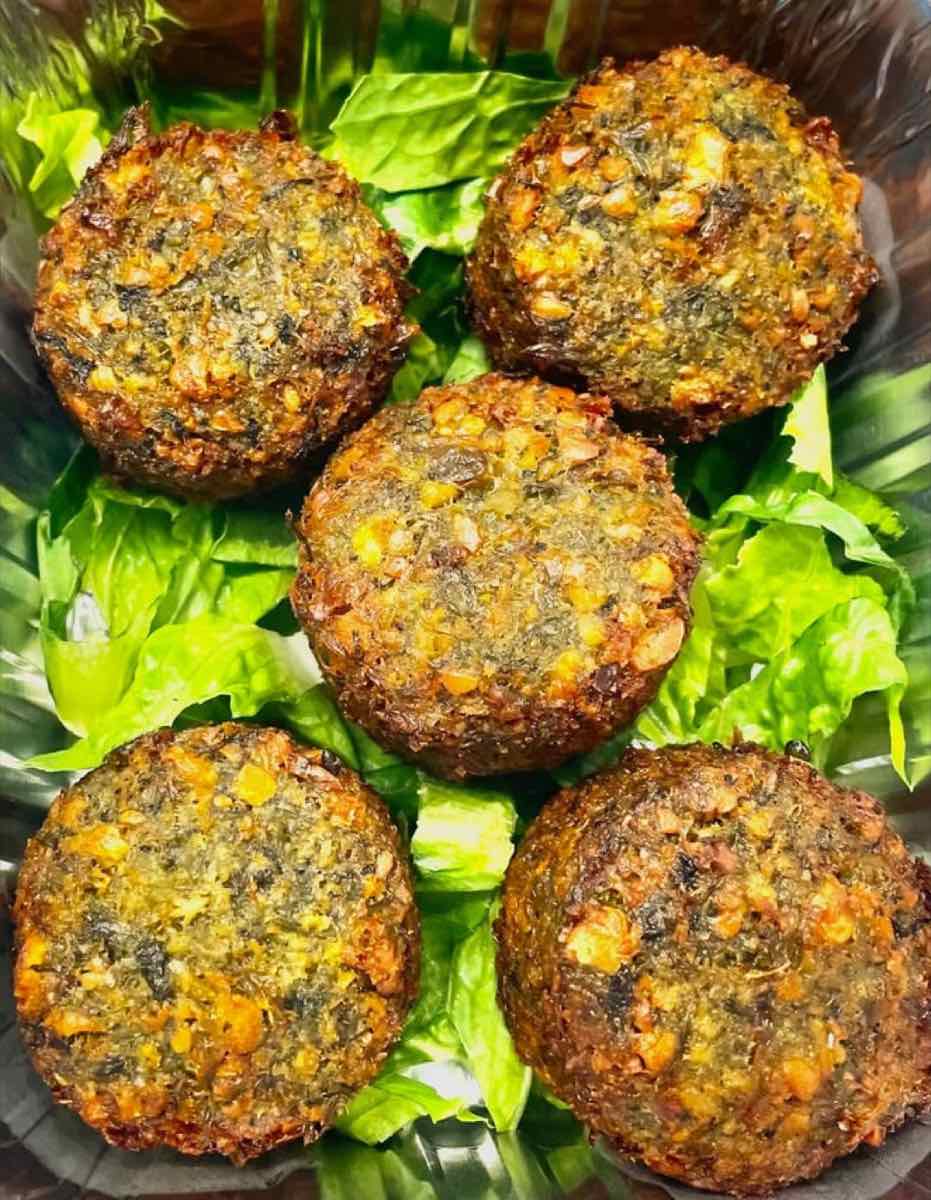 Falafel close-up